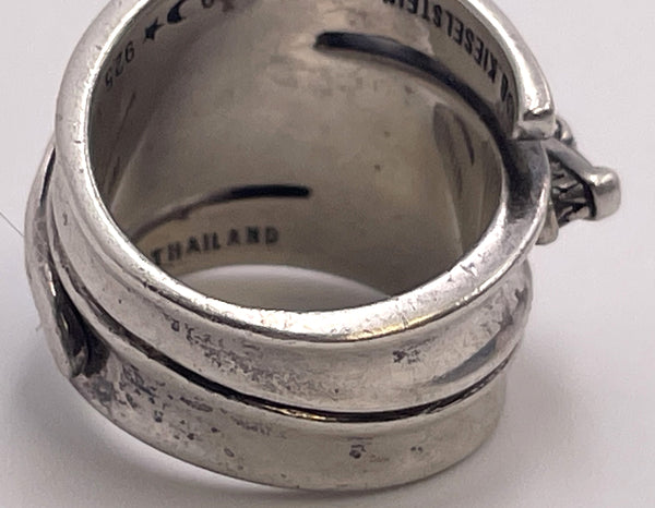 Barry Kieselstein Sterling Silver Alligator Ring