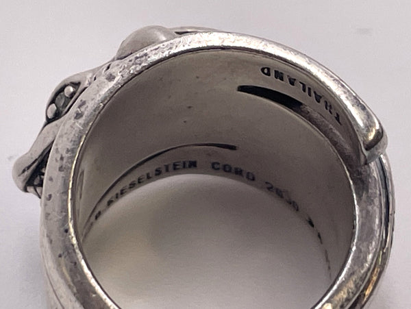 Barry Kieselstein Sterling Silver Alligator Ring