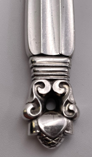Georg Jensen Sterling Silver 54-Piece Flatware Set in Acorn Pattern