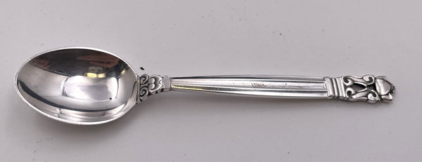 Georg Jensen Sterling Silver 54-Piece Flatware Set in Acorn Pattern