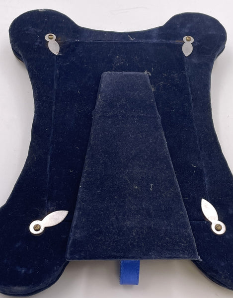 Set of 3 Russian Enamel & Silver Picture Frames from Late 19th Century