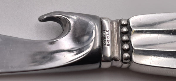 Georg Jensen Sterling Silver Bar Knife in Acorn Pattern