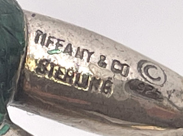 Tiffany & Co. Sterling Silver and Enamel Set of 2 Acrobatic Circus Figurines on Plinths by Gene Moore