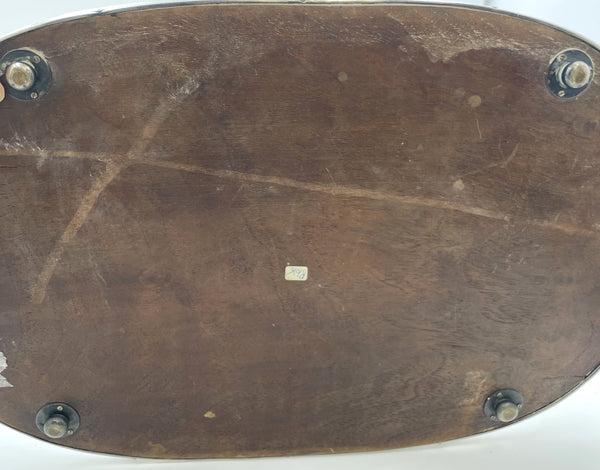 French Sterling Silver Mirrored Plateau in Louis XV Style from 19th Century