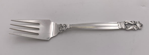 Georg Jensen 52-Piece Sterling Silver Flatware Set in Acorn Pattern