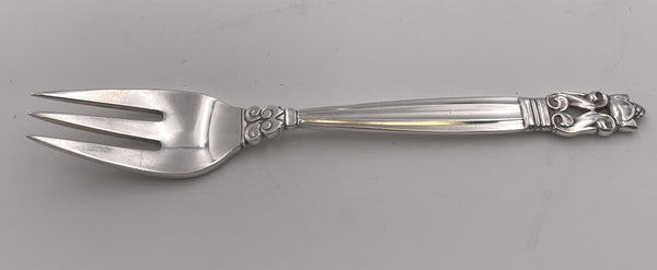 Georg Jensen 52-Piece Sterling Silver Flatware Set in Acorn Pattern