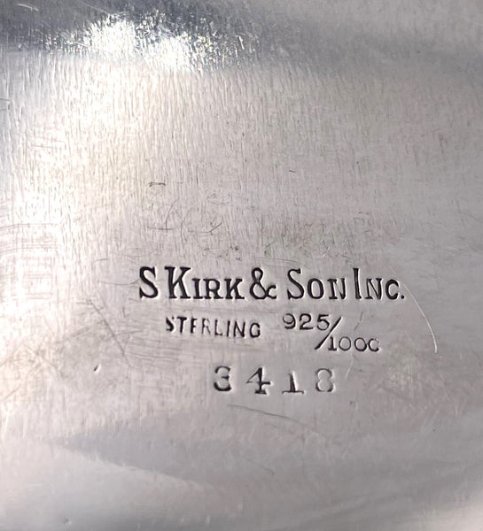 S. Kirk & Son Sterling Silver Set of 18 Chargers/ Plates in Repousse Pattern