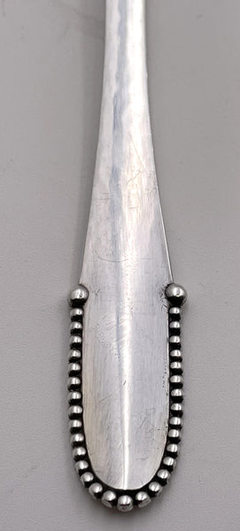 Georg Jensen Sterling Silver 48-Piece Beaded Flatware Set for 8