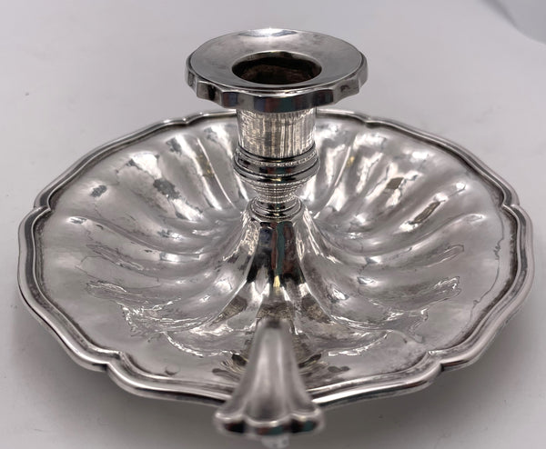 Buccellati Italian Sterling Silver Hammered Chamberstick