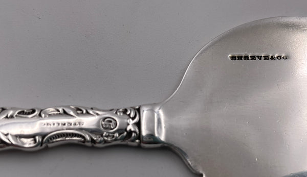 Gorham Durgin Sterling Silver Fish Slice Server in Watteau Pattern