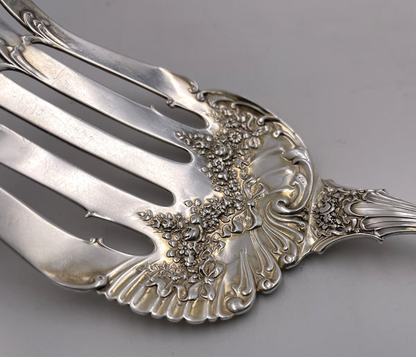 Durgin Sterling Silver Asparagus Fork in Old Colony Pattern