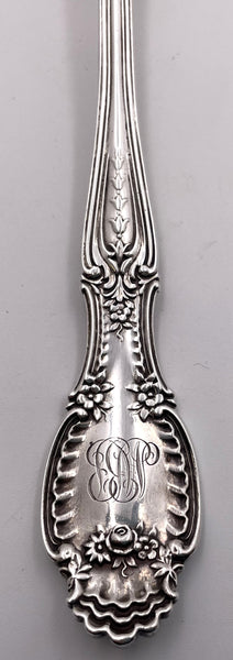 Tiffany & Co. Gilt Sterling Silver Salad Serving Fork in Richelieu Pattern