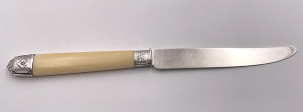 Roussel French Sterling Silver 37-Piece Knife Set from Late 19th Century