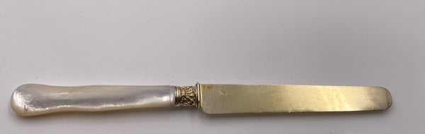 Roussel French Sterling Silver 37-Piece Knife Set from Late 19th Century