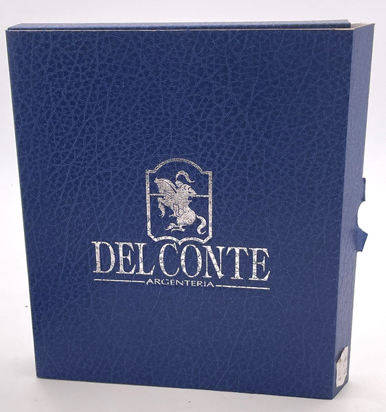 Del Conte Sterling Silver Picture Frame with Basket Weave Design