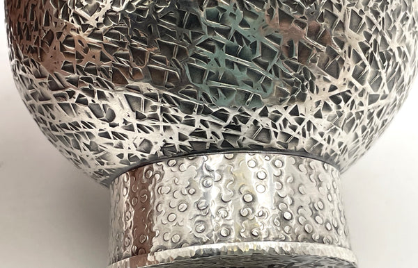 Brandom Unique Sterling Silver Handmade Large Kiddush Cup