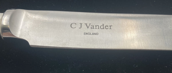 CJ Vander Sterling Silver Flatware Set in Hester Bateman Pattern