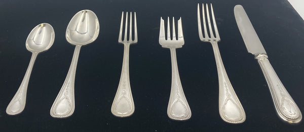 CJ Vander Sterling Silver Flatware Set in Hester Bateman Pattern