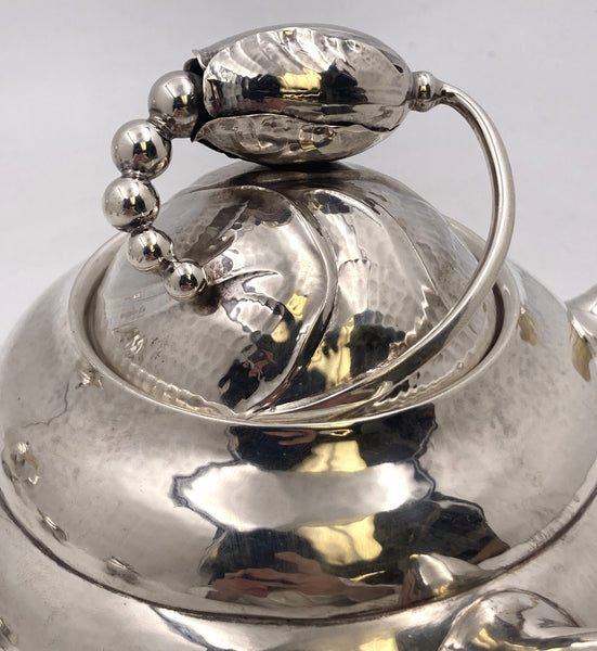 Georg Jensen Sterling Silver 5-Piece Blossom Tea and Coffee Set