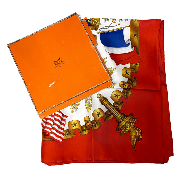 Hermes Liberty 1986 Silk Scarf 90 cm New in Box