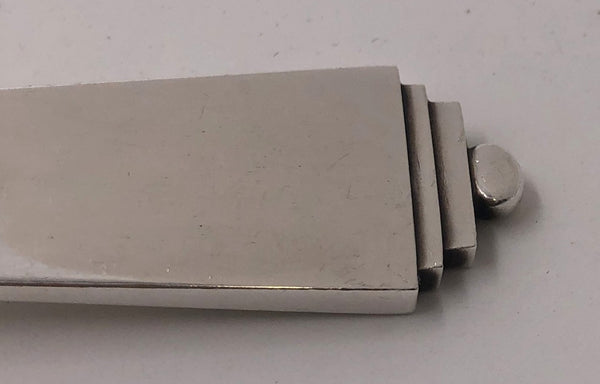 Georg Jensen Sterling Silver 11" Serving Ladle in Pyramid Pattern