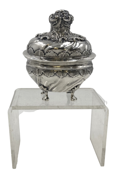 Rare Gianmaria Buccellati Sterling Silver Esrog/ Etrog Box
