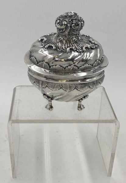 Rare Gianmaria Buccellati Sterling Silver Esrog/ Etrog Box