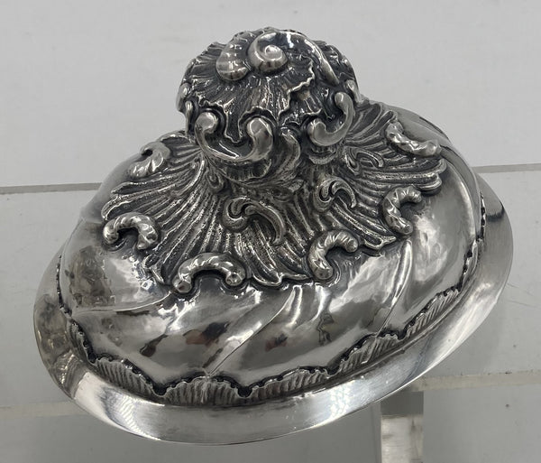 Rare Gianmaria Buccellati Sterling Silver Esrog/ Etrog Box
