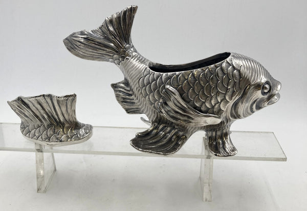 Buccellati Sterling Silver Fish Tureen / Covered Dish