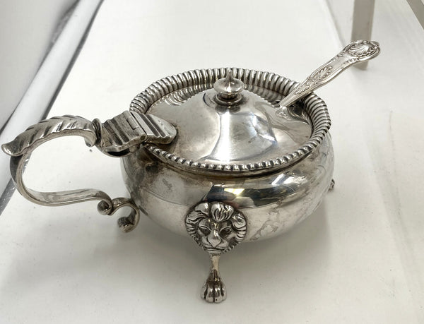 Garrard Sterling Silver Dinner Suite of Salts, Pots, Sauce Boats Kings Pattern