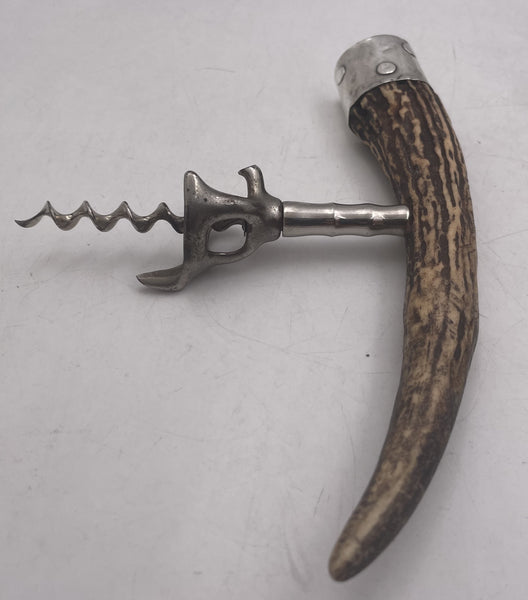 Set of 2 Carved Horn Corkscrews