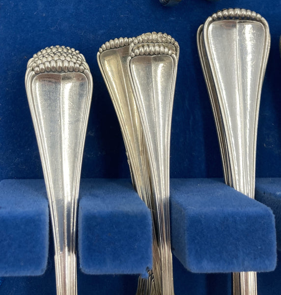 Buccellati Sterling Silver Flatware Set in Milano Pattern