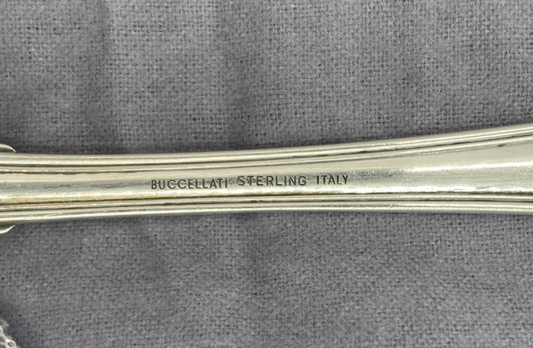 Buccellati Sterling Silver Flatware Set in Milano Pattern