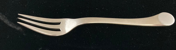 Rare Puiforcat Stainless Steel Flatware Set in Wave Pattern in Art Deco Style
