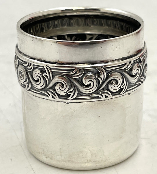 Tiffany & Co. Sterling Silver Smoking Set from 1899