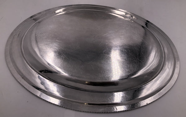 Pair of Robert Garrard I English Sterling Silver Meat Platters or Trays from 1803 (Georgian Era)