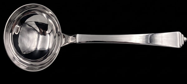 Georg Jensen Sterling Silver 11" Serving Ladle in Pyramid Pattern