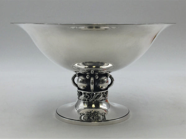 International Sterling by La Paglia Sterling Silver Centerpiece Bowl in Mid-Century Modern Jensen Style