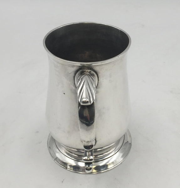 J. Kelly English 1788 Georgian Sterling Silver Tankard Mug