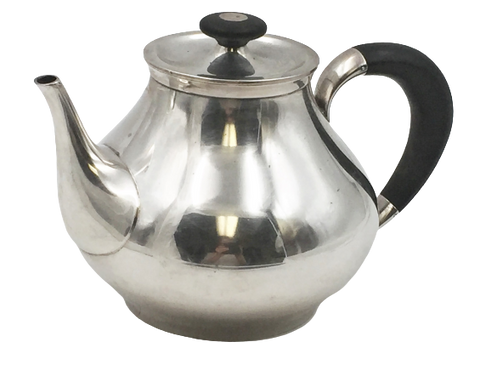Gorham Sterling Silver 1956 Tea Pot in Mid-Century Modern Style