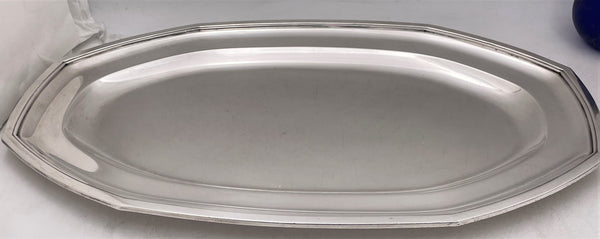 Wolfers Prestigious Belgian Silver Platter/ Tray in Art Deco Style