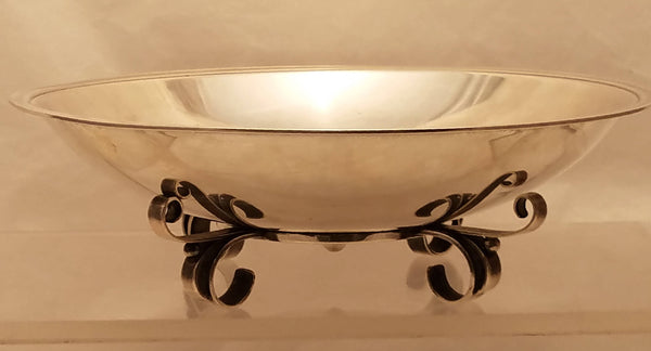 Danish Silver Centerpiece by Carl M. Cohr