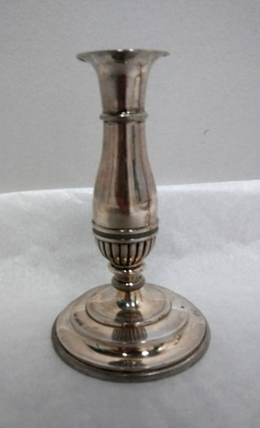 Pair of Continental Silver Candlesticks by Gerike